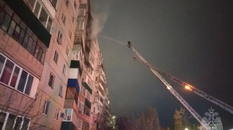 Пожар в доме № 5 на улице Антонова: информация от МЧС