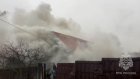 На улице Бекешской в Пензе 26 пожарных тушили частный дом