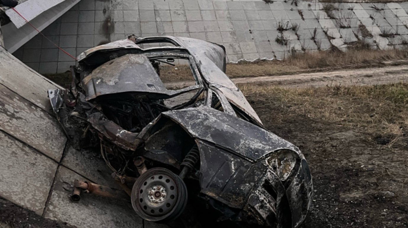 В Городищенском районе загорелась «Приора», погибли 3 человека