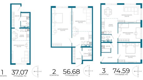 Старт продаж в ЖК «Чаадаев»: квартиры от 3,2 млн рублей