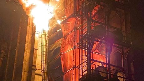 На хлебокомбинате в Кузнецке огонь уничтожил 40 тонн семечек