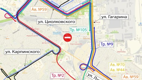 Перекрытие Ленинского путепровода: новая схема движения транспорта