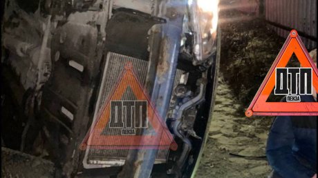 В Ахунах водитель Nissan врезался в забор