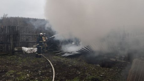 В Городищенском районе при пожаре пострадал мужчина