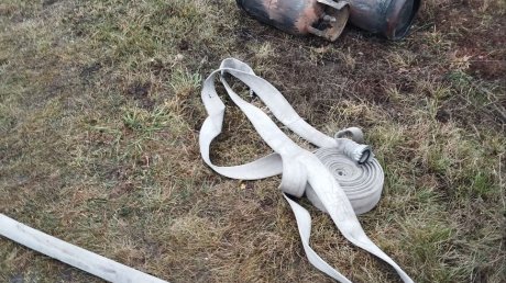 В Городищенском районе при пожаре пострадал мужчина