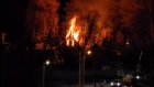 На ул. Арбековской загорелся дом с 3 пропановыми баллонами