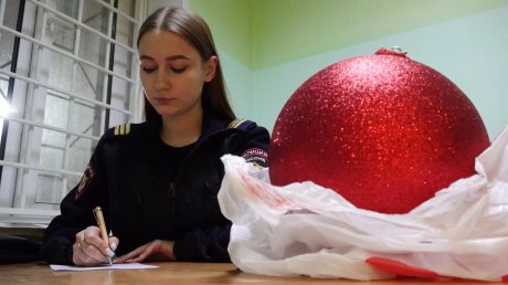 Пензенец унес домой новогодний шар с уличной елки