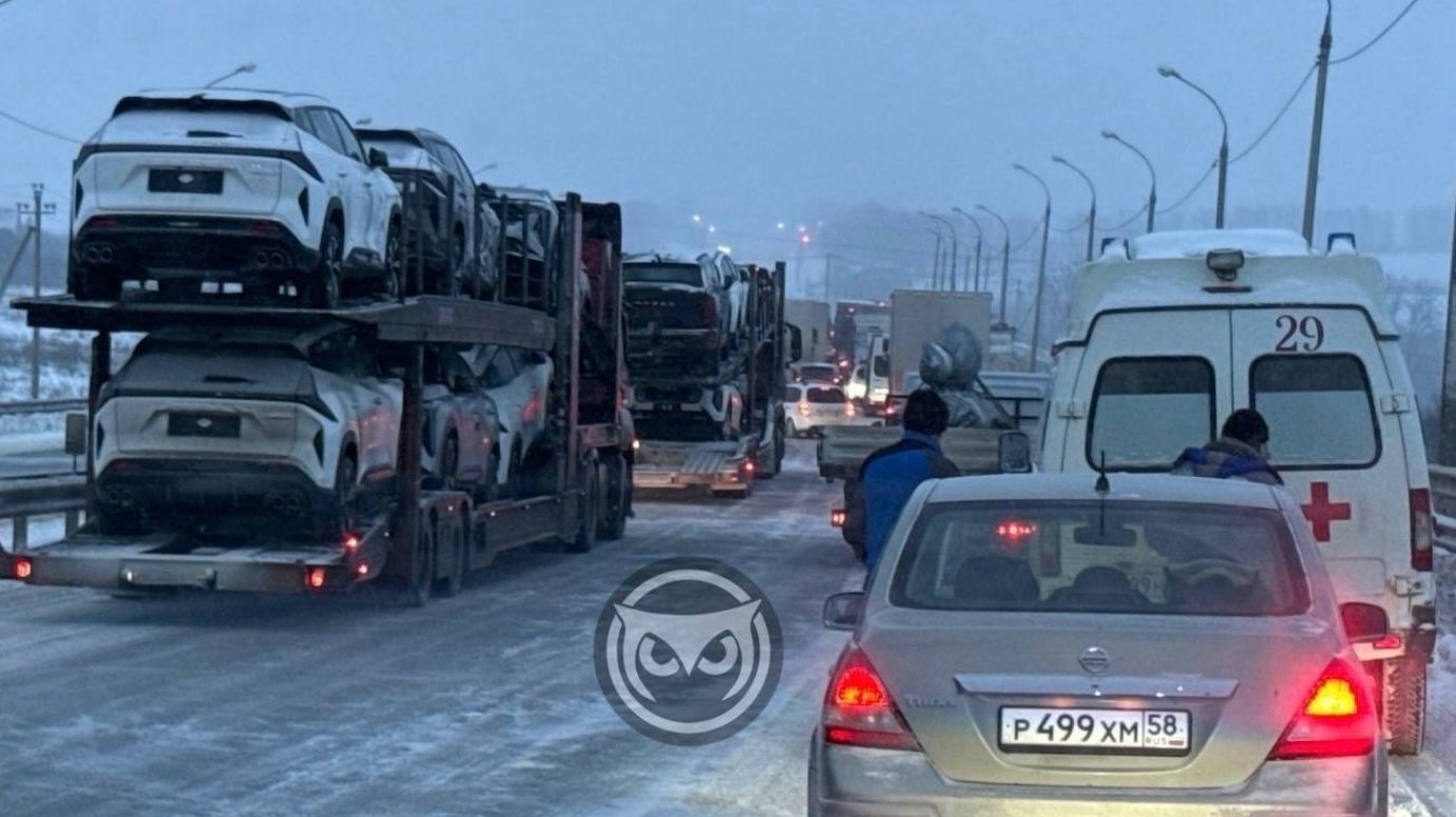 На трассе М-5 в Рамзае действует реверс из-за ДТП