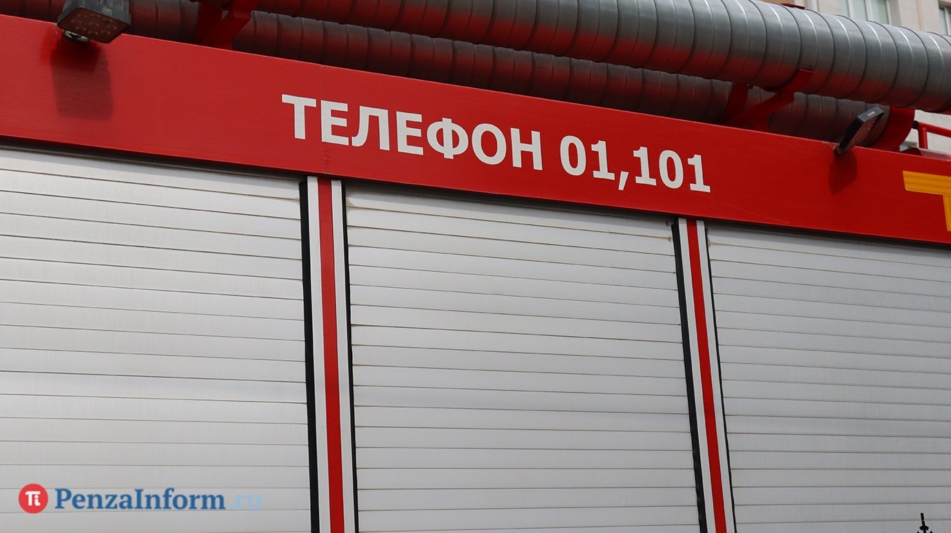 В Бессоновском районе при пожаре погибла женщина