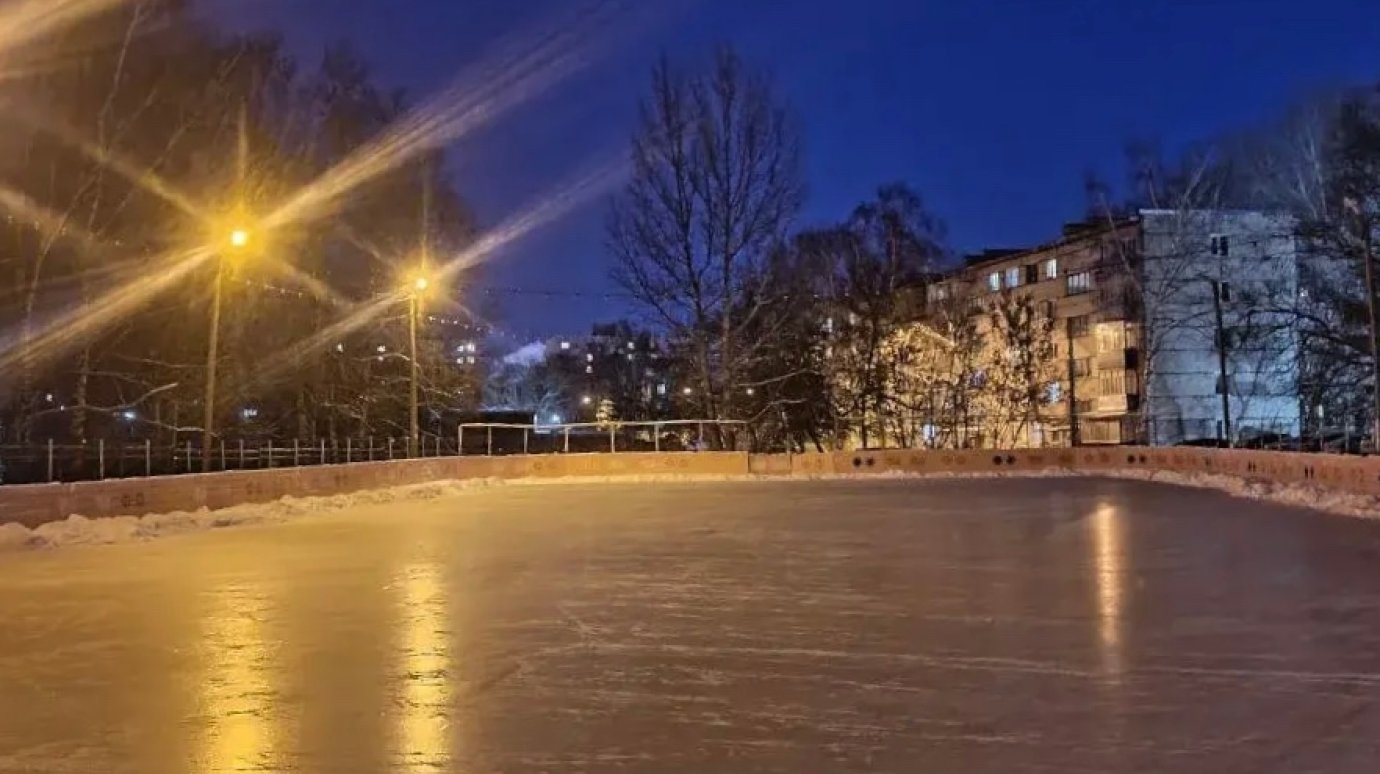 Для пензенцев подготовили уже пять хоккейных площадок