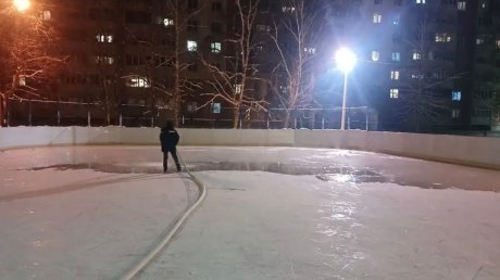 Для пензенцев подготовили уже пять хоккейных площадок