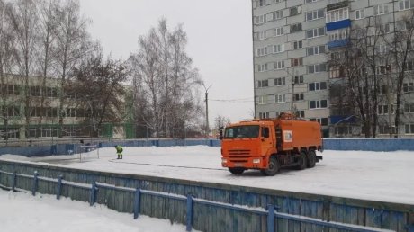 Для пензенцев подготовили уже пять хоккейных площадок