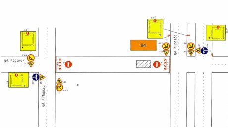 В Пензе перекрыли участок улицы Красной
