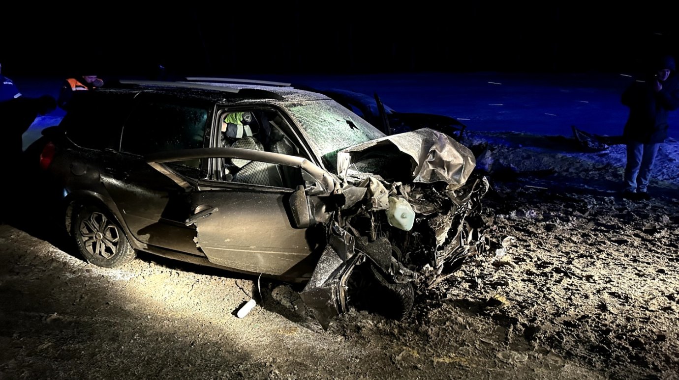 Появились фотографии с места смертельного ДТП под Богословкой