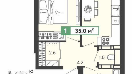 «Термодом»: квартиры в Спутнике доступны по цене от 2,3 млн руб.
