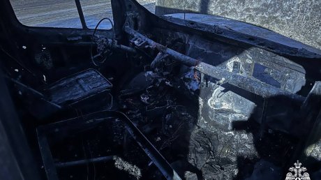 В Кузнецке огонь полностью уничтожил два автомобиля