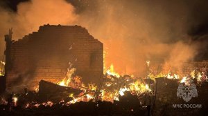 В Пензенской области в новогоднюю ночь при пожаре погибла женщина