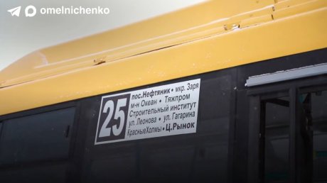 По маршруту № 25 пустили несколько автобусов большого класса