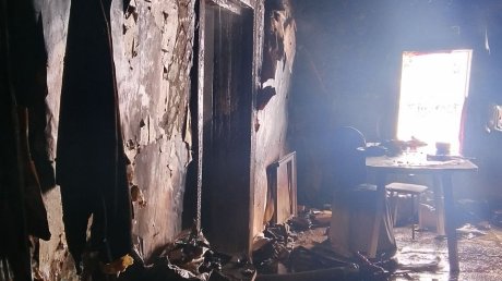 В Городищенском районе сгорел жилой дом