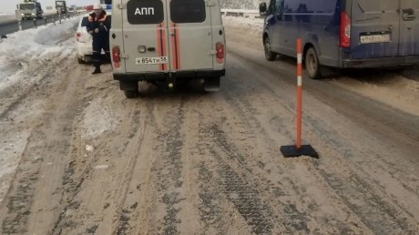 На трассе М-5 рядом с селом Архангельским перевернулась «Газель»