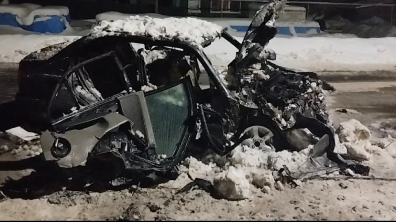 В ДТП в Вазерках погиб водитель Hyundai Accent