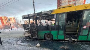 В МЧС прокомментировали ЧП с автобусом на проспекте Строителей