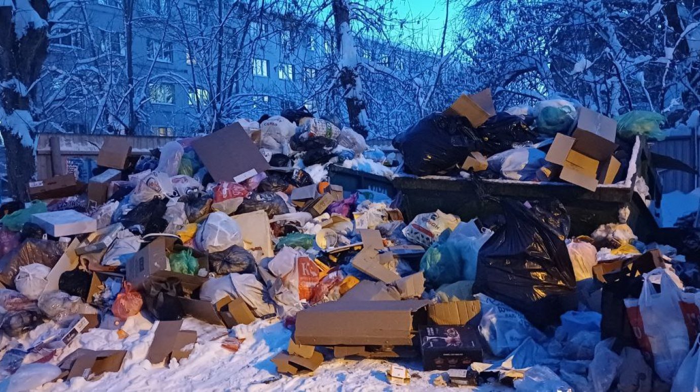 В Пензе объяснили, почему прекратился вывоз мусора