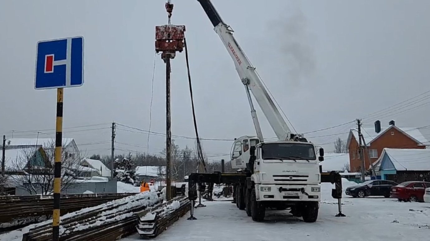 В Пензе продолжается строительство Ивановского коллектора