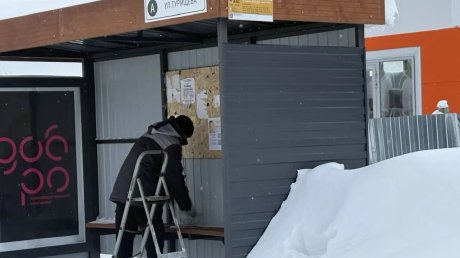 На остановках в Заре разместили расписание движения автобусов