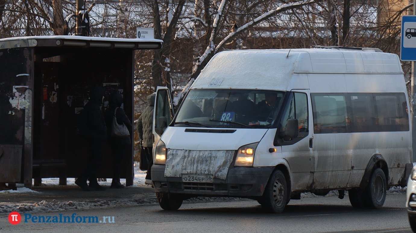 Маршрутки № 88т планируют пустить в Пензе в марте