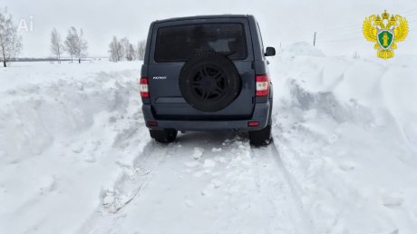 Сугробы выше 1 метра: дорогу в Неверкинском районе замело снегом