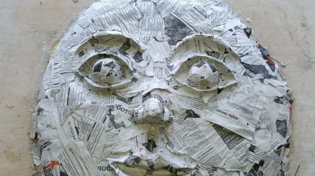 В парке Белинского показали «начинку» чучела Зимы