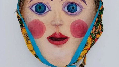 В парке Белинского показали «начинку» чучела Зимы