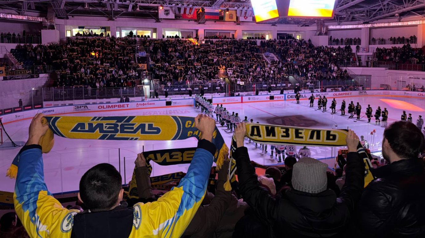 «Дизель» уступил ХК «Торос» из Нефтекамска