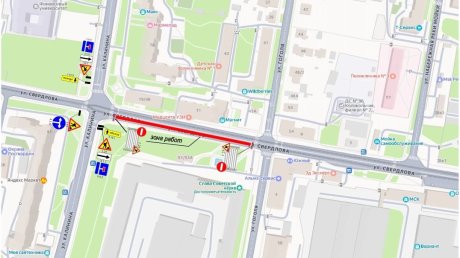 В Пензе часть улицы Свердлова закроют для движения