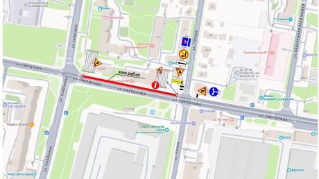 В Пензе часть улицы Свердлова закроют для движения