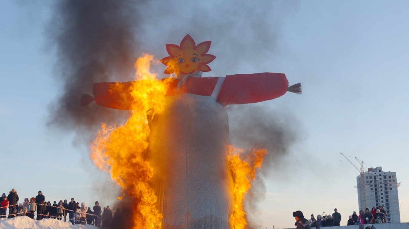 В Спутнике проводили зиму в последнее воскресенье февраля