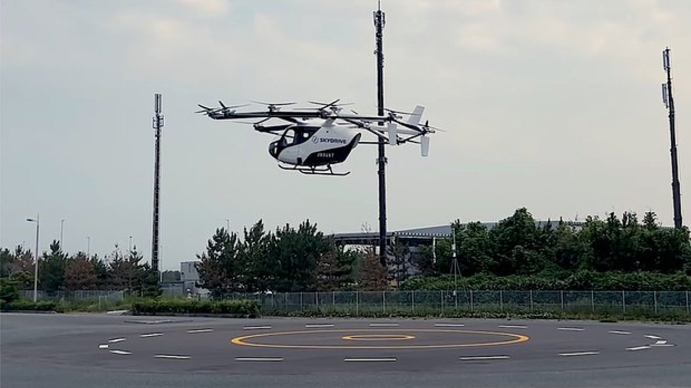 В Японии испытали первое летающее беспилотное такси