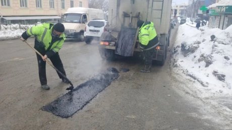 В Пензе с начала года отремонтировали около 800 кв. м дорог