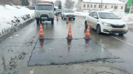 В Пензе с начала года отремонтировали около 800 кв. м дорог