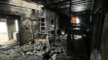 В Сосновоборском районе при пожаре пострадали 2 человека