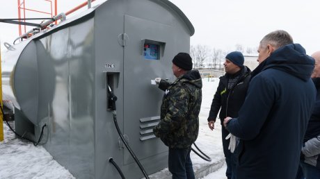 В Заречном заработала новая заправка для общественного транспорта