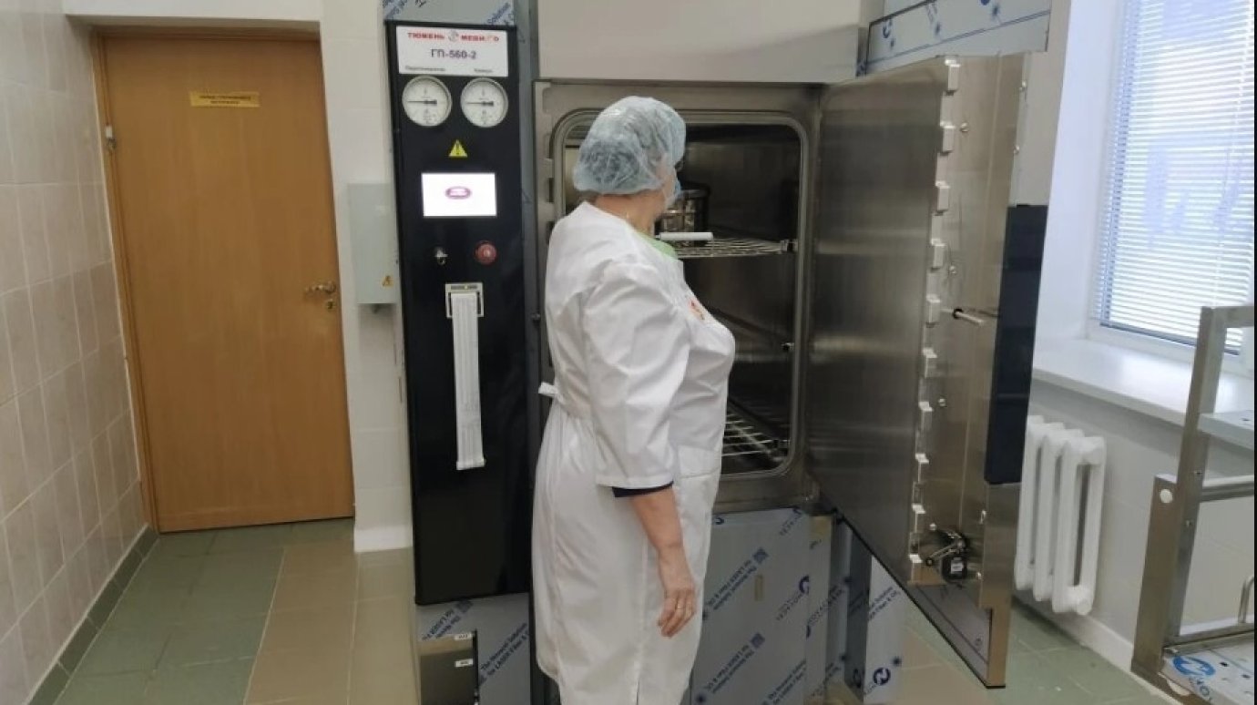 В пензенском госпитале появился паровой стерилизатор