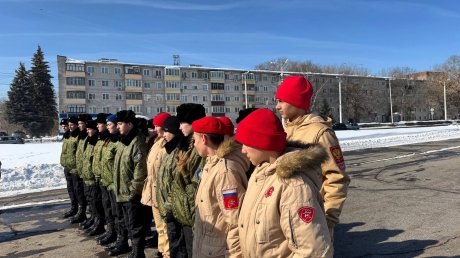 У памятника Победы в Пензе выставили Пост № 1