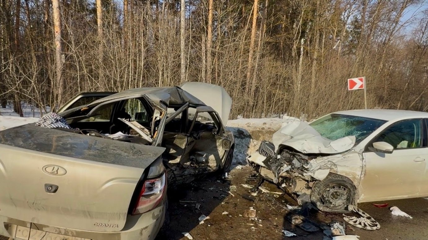 В Пензенском районе в жестком ДТП погибли 2 человека