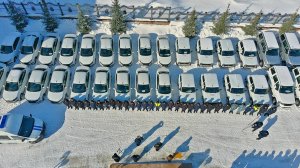 В Пензе полицейским вручили ключи от новых служебных автомобилей