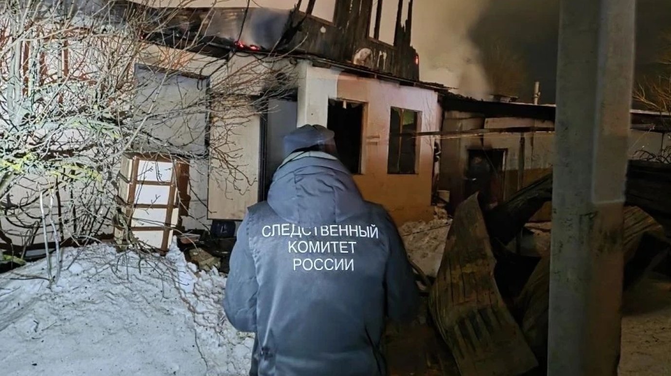 В Бессоновке при пожаре погиб 74-летний мужчина