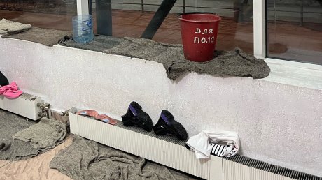 Течет крыша: в «Буртасах» начали плановый ремонт