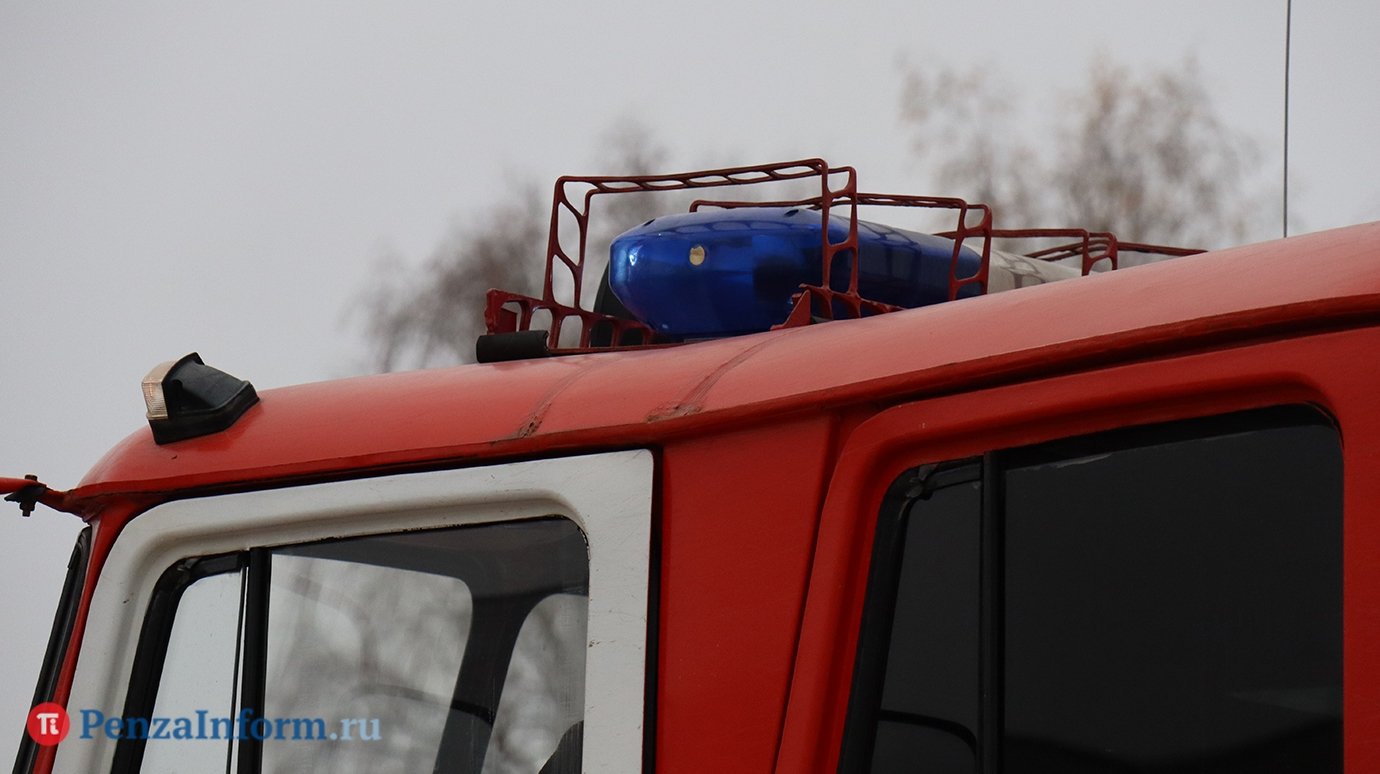 В Средней Елюзани при пожаре пострадал мужчина