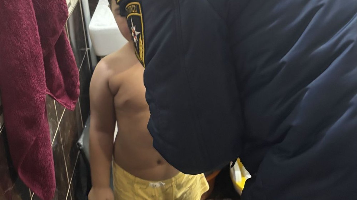 В Пензе спасатели освободили 4-летнего ребенка от хомута